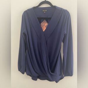 NWT Iman global chic shirt size S